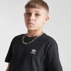 Kids' Adidas Originals Adicolor T-Shirt Black - HK0401 001 -Sports Fashion HK0401 001 M5