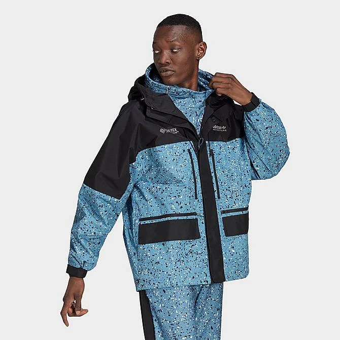 Men's Adidas Adventure Winter Allover Print GORE-TEX Jacket Multicolor - HK5019 997 3 Men's Adidas Adventure Winter Allover Print GORE-TEX Jacket Multicolor - HK5019 997 - Image 3