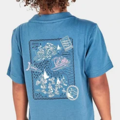 Toddler And Little Kids' Adidas Originals X Disney Mickey And Friends T-Shirt Altered Blue - HK9802 432 -Sports Fashion HK9802 432 M5