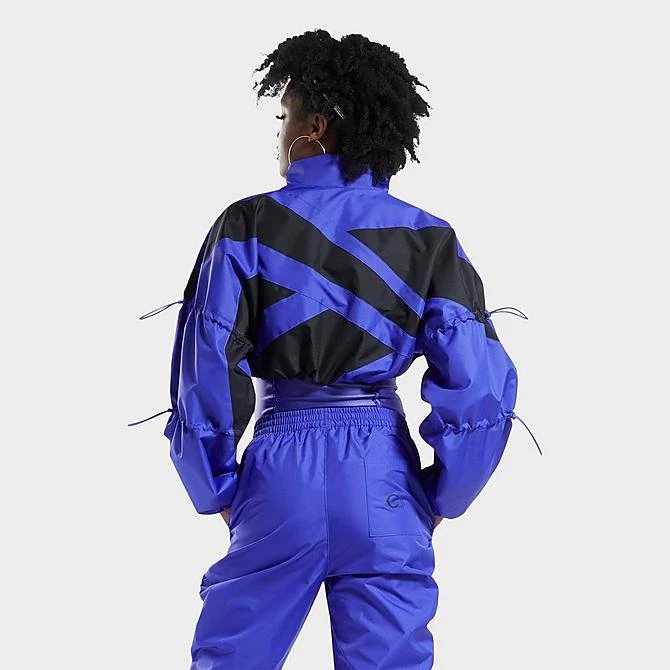 Women's Reebok Cardi B Woven Crop Jacket Ultimate Purple - HM5050 500 3 Women's Reebok Cardi B Woven Crop Jacket Ultimate Purple - HM5050 500 - Image 3