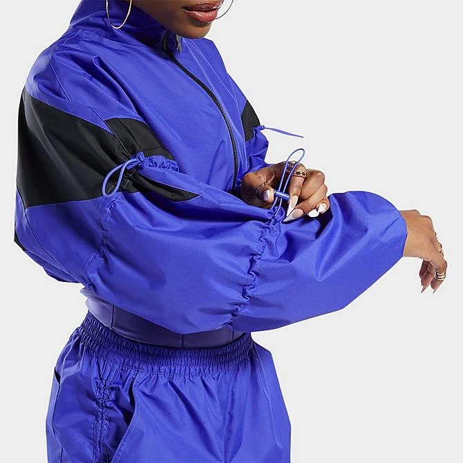 Women's Reebok Cardi B Woven Crop Jacket Ultimate Purple - HM5050 500 5 Women's Reebok Cardi B Woven Crop Jacket Ultimate Purple - HM5050 500 - Image 5