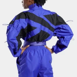 Women's Reebok Cardi B Woven Crop Jacket Ultimate Purple - HM5050 500 11 Women's Reebok Cardi B Woven Crop Jacket Ultimate Purple - HM5050 500 -Sports Fashion HM5050 500 M6