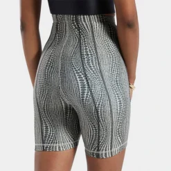 Women's Reebok Cardi B High-Waist Bike Shorts Modern Beige - HM5069 269 -Sports Fashion HM5069 269 M4