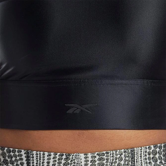 Women's Reebok Cardi B One Shoulder Crop Tank Black - HM5073 001 5 Women's Reebok Cardi B One Shoulder Crop Tank Black - HM5073 001 - Image 5