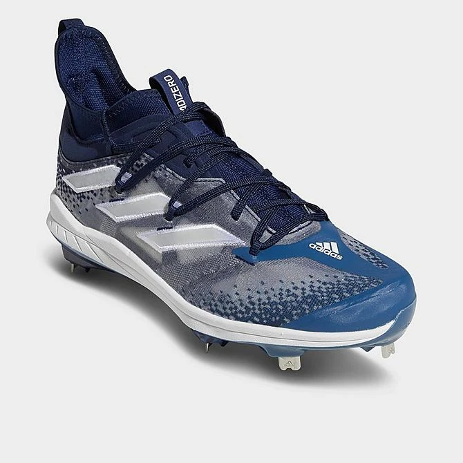 Men's Adidas Adizero Afterburner NWV Baseball Cleats Team Navy Blue/White/Wonder Steel - HP2177 415 2 Men's Adidas Adizero Afterburner NWV Baseball Cleats Team Navy Blue/White/Wonder Steel - HP2177 415 - Image 2