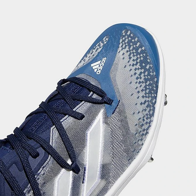 Men's Adidas Adizero Afterburner NWV Baseball Cleats Team Navy Blue/White/Wonder Steel - HP2177 415 3 Men's Adidas Adizero Afterburner NWV Baseball Cleats Team Navy Blue/White/Wonder Steel - HP2177 415 - Image 3