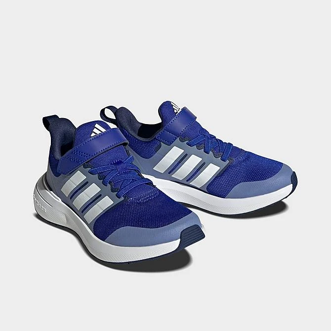 Little Kids' Adidas FortaRun 2.0 CloudFoam Stretch Lace Running Shoes Lucid Blue/White/Blue Fusion - HP5452P 420 2 Little Kids' Adidas FortaRun 2.0 CloudFoam Stretch Lace Running Shoes Lucid Blue/White/Blue Fusion - HP5452P 420 - Image 2