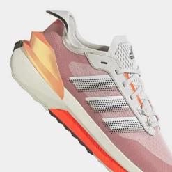 Men's Adidas Avryn Casual Shoes Grey/White/Solar Red - HP5974 056 -Sports Fashion HP5974 056 P3