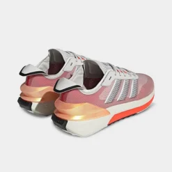 Men's Adidas Avryn Casual Shoes Grey/White/Solar Red - HP5974 056 -Sports Fashion HP5974 056 P4