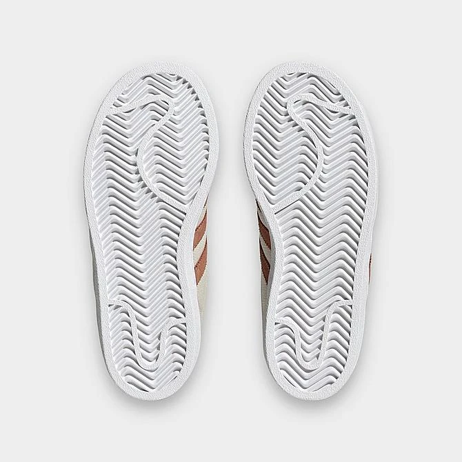 Little Kids' Adidas Originals Superstar Hook-and-Loop Casual Shoes Alumina/Clay Strata/Almost Yellow - HP6550 273 6 Little Kids' Adidas Originals Superstar Hook-and-Loop Casual Shoes Alumina/Clay Strata/Almost Yellow - HP6550 273 - Image 6