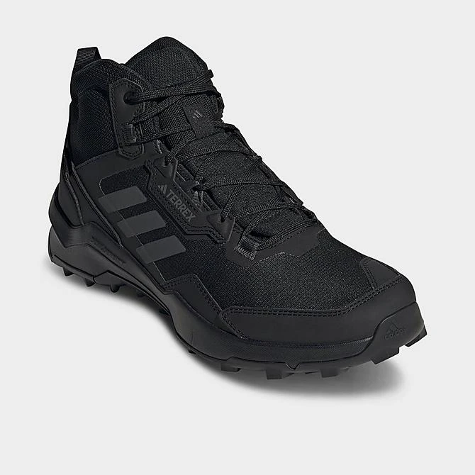 Men's Adidas Terrex AX4 Mid GORE-TEX Hiking Shoes Black/Carbon/Grey - HP7401 001 2 Men's Adidas Terrex AX4 Mid GORE-TEX Hiking Shoes Black/Carbon/Grey - HP7401 001 - Image 2