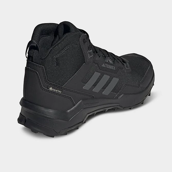 Men's Adidas Terrex AX4 Mid GORE-TEX Hiking Shoes Black/Carbon/Grey - HP7401 001 4 Men's Adidas Terrex AX4 Mid GORE-TEX Hiking Shoes Black/Carbon/Grey - HP7401 001 - Image 4