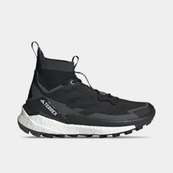 Women's Adidas Terrex Free Hiker Hiking Shoes 2.0 Core Black/Core Black/Grey - HP7496 001