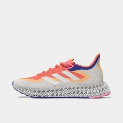 Women's Adidas 4DFWD 2 Running Shoes Coral Fusion/White/Acid Orange - HP7648 830