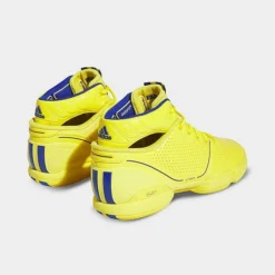 Adidas AdiZero Rose 1 Restomod Basketball Shoes Team Yellow/Royal Blue/Team Yellow - HQ1018 700 -Sports Fashion HQ1018 700 P4