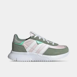 Little Kids' Adidas Originals Retropy F2 Casual Shoes Almost Pink/Footwear White/Silver Green - HQ1540 684