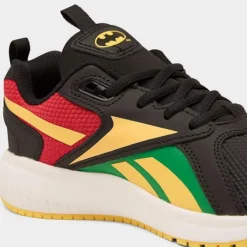 Boys' Little Kids' Reebok X Batman Durable XT Casual Shoes Black/Yellow - HQ4590 001 -Sports Fashion HQ4590 001 P3