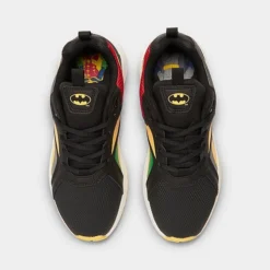 Boys' Little Kids' Reebok X Batman Durable XT Casual Shoes Black/Yellow - HQ4590 001 -Sports Fashion HQ4590 001 P5