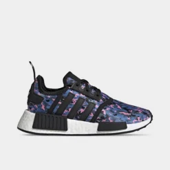 Girls' Big Kids' Adidas Originals NMD R1 Casual Shoes Core Black/Cloud White/Core Black - HQ6183 001