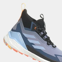 Men's Adidas Terrex Free Hiker 2 GORE-TEX Hiking Shoes Silver Violet/Blue Dawn/Black - HQ8385 538 -Sports Fashion HQ8385 538 P3