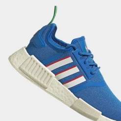 Big Kids' Adidas Originals NMD R1 Casual Shoes Bright Royal/Red/Off White - HQ9989 400 -Sports Fashion HQ9989 400 P3