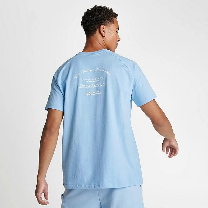 Men's Hoodrich OG Heat T-Shirt Placid Blue/White - HR0172 410 4 Men's Hoodrich OG Heat T-Shirt Placid Blue/White - HR0172 410 - Image 4