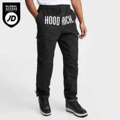 Men's Hoodrich OG Trek Cargo Pants Black/White - HR0380 001