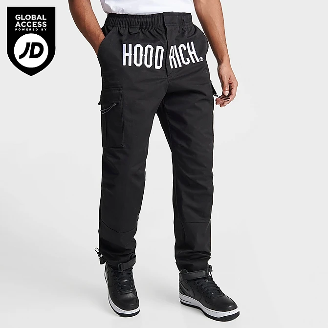 Men's Hoodrich OG Trek Cargo Pants Black/White - HR0380 001 1 Men's Hoodrich OG Trek Cargo Pants Black/White - HR0380 001