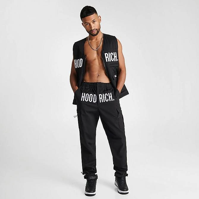 Men's Hoodrich OG Trek Cargo Pants Black/White - HR0380 001 2 Men's Hoodrich OG Trek Cargo Pants Black/White - HR0380 001 - Image 2