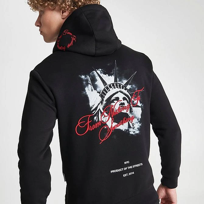 Men's Hoodrich OG Liberty Graphic Pullover Hoodie Black - HR0672 001 5 Men's Hoodrich OG Liberty Graphic Pullover Hoodie Black - HR0672 001 - Image 5