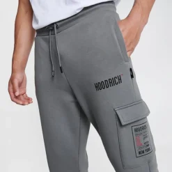 Men's Hoodrich Akira Cargo Jogger Pants Lava Smoke/Black/Mars Red - HR0677 060 -Sports Fashion HR0677 060 M5