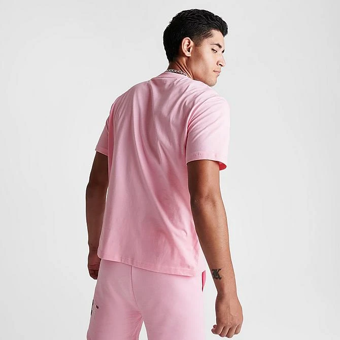 Men's Hoodrich OG Dash T-Shirt Rose/White/Grey/Black - HR0955 600 4 Men's Hoodrich OG Dash T-Shirt Rose/White/Grey/Black - HR0955 600 - Image 4