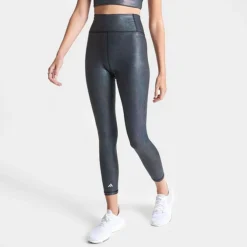 Women's Adidas Optime Shine 7/8 Track Tights Black - HR2912 001