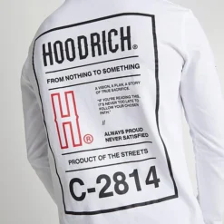 Men's Hoodrich Akira V6 Long-Sleeve T-Shirt White/Black/Red - HR723 100 -Sports Fashion HR723 100 M6