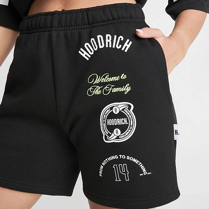 Women's Hoodrich Match Shorts Black/White - HW0009 001 5 Women's Hoodrich Match Shorts Black/White - HW0009 001 - Image 5