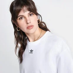 Women's Adidas Originals Adicolor Essentials T-Shirt White - IA6461 100 9 Women's Adidas Originals Adicolor Essentials T-Shirt White - IA6461 100 -Sports Fashion IA6461 100 M5