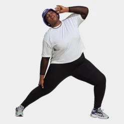 Women's Adidas Originals Adicolor Essentials Tights (Plus Size) Black - IA6469 001 -Sports Fashion IA6469 001 M3