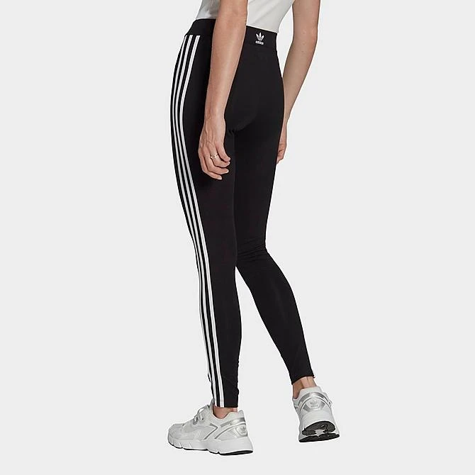 Women's Adidas Originals Adicolor Classics 3-Stripes Leggings Black - IB7383 001 2 Women's Adidas Originals Adicolor Classics 3-Stripes Leggings Black - IB7383 001 - Image 2