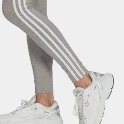 Women's Adidas Originals Adicolor Classics 3-Stripes Leggings Medium Grey Heather - IB7384 035 -Sports Fashion IB7384 035 M4