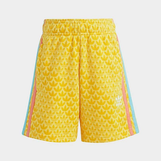 Little Kids' Adidas Originals Graphic Print Shorts And T-Shirt Set Off White - IB8628 100 2 Little Kids' Adidas Originals Graphic Print Shorts And T-Shirt Set Off White - IB8628 100 - Image 2