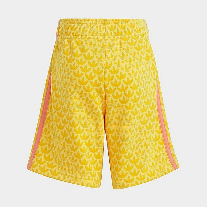 Little Kids' Adidas Originals Graphic Print Shorts And T-Shirt Set Off White - IB8628 100 3 Little Kids' Adidas Originals Graphic Print Shorts And T-Shirt Set Off White - IB8628 100 - Image 3