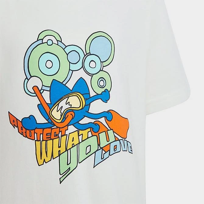 Little Kids' Adidas Originals Graphic Print Shorts And T-Shirt Set Off White - IB8628 100 5 Little Kids' Adidas Originals Graphic Print Shorts And T-Shirt Set Off White - IB8628 100 - Image 5