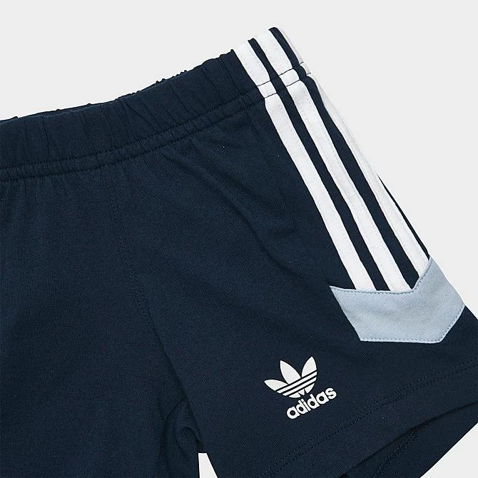 Little Kids' Adidas Originals Rekive T-Shirt And Shorts Set Night Indigo - IB9993N 401 5 Little Kids' Adidas Originals Rekive T-Shirt And Shorts Set Night Indigo - IB9993N 401 - Image 5