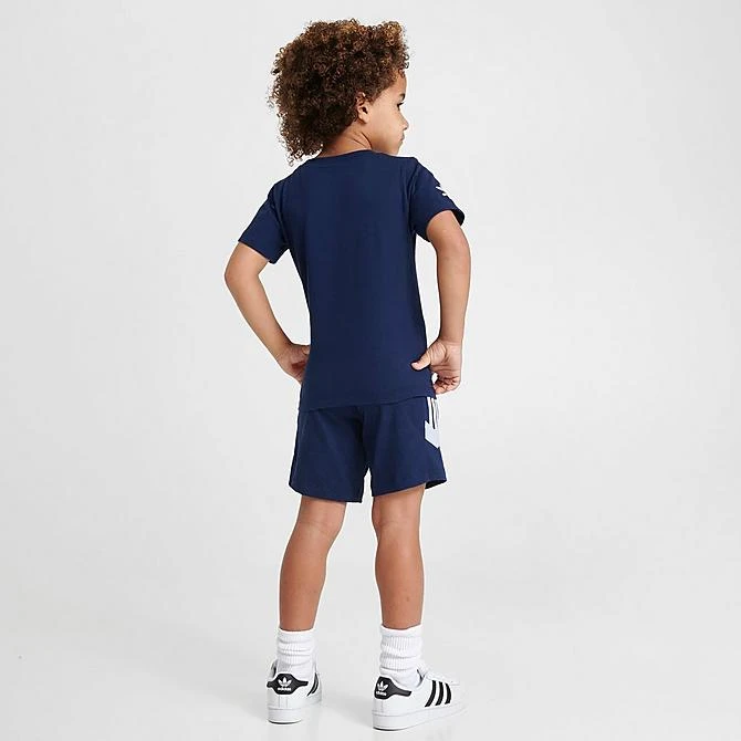 Little Kids' Adidas Originals Rekive T-Shirt And Shorts Set Night Indigo - IB9993 401 2 Little Kids' Adidas Originals Rekive T-Shirt And Shorts Set Night Indigo - IB9993 401 - Image 2