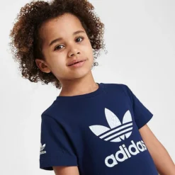 Little Kids' Adidas Originals Rekive T-Shirt And Shorts Set Night Indigo - IB9993 401 10 Little Kids' Adidas Originals Rekive T-Shirt And Shorts Set Night Indigo - IB9993 401 -Sports Fashion IB9993 401 M5