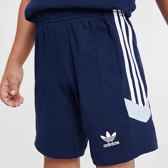 Little Kids' Adidas Originals Rekive T-Shirt And Shorts Set Night Indigo - IB9993 401 6 Little Kids' Adidas Originals Rekive T-Shirt And Shorts Set Night Indigo - IB9993 401 - Image 6