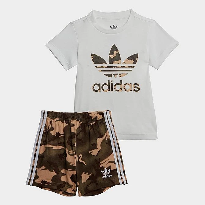 Infant And Kids' Toddler Adidas Originals Camo T-Shirt And Shorts Set White/Camo - IC2027 100 1 Infant And Kids' Toddler Adidas Originals Camo T-Shirt And Shorts Set White/Camo - IC2027 100