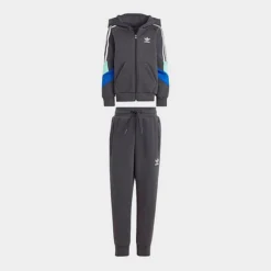 Little Kids' Adidas Originals Rekive Hoodie And Jogger Pants Set Carbon - IC3048 099
