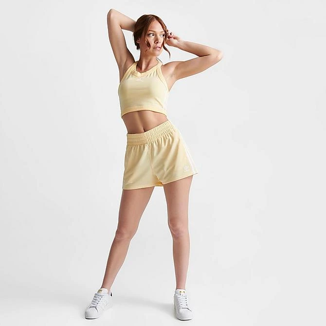 Women's Adidas Originals Crop Tank Almost Yellow - IC6061 740 2 Women's Adidas Originals Crop Tank Almost Yellow - IC6061 740 - Image 2