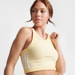 Women's Adidas Originals Crop Tank Almost Yellow - IC6061 740 10 Women's Adidas Originals Crop Tank Almost Yellow - IC6061 740 -Sports Fashion IC6061 740 M5